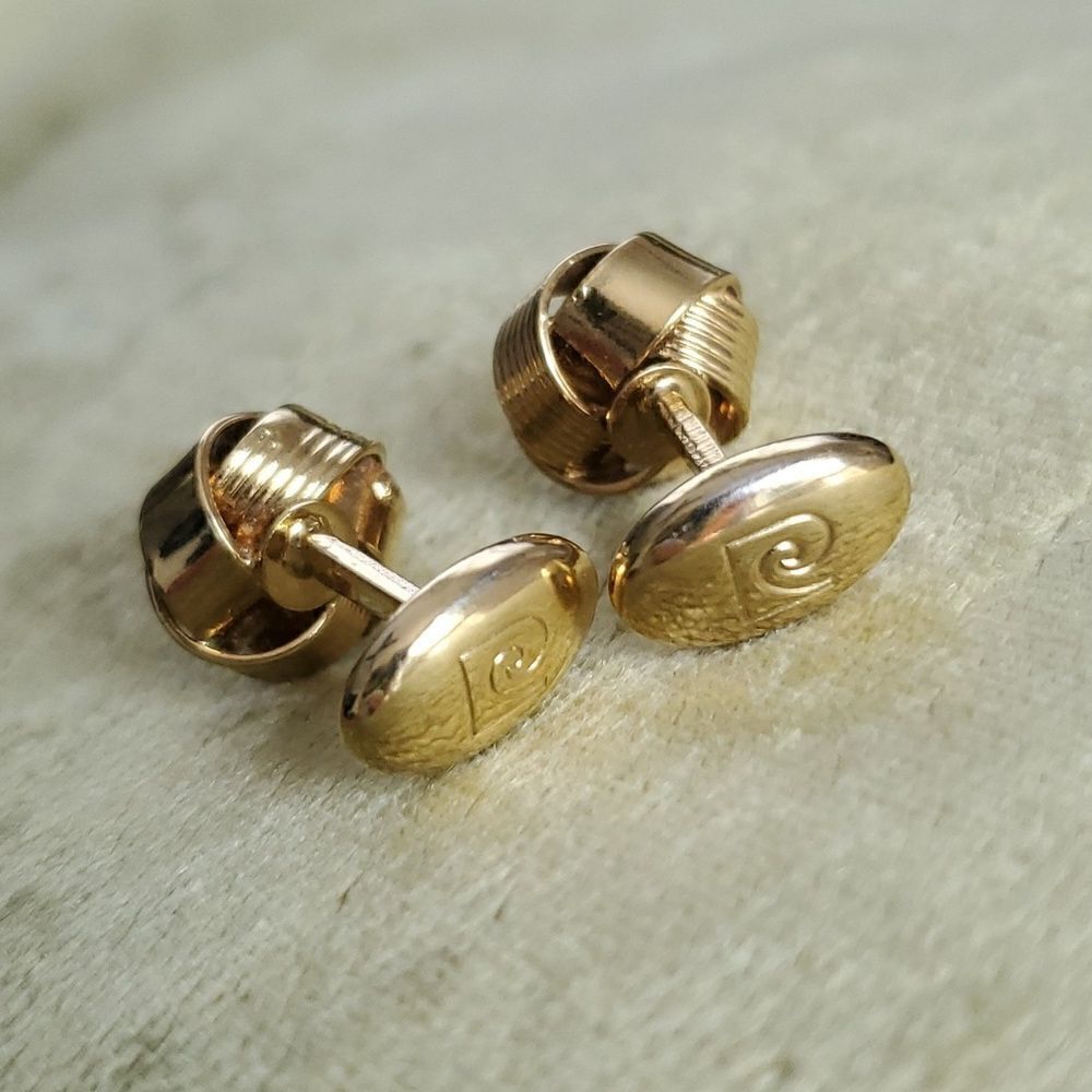 Pierre Cardin | Gold Tone Knot Cufflinks